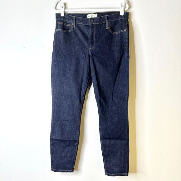 GAP 1969 Jean Women 31 R Dark Wash Stretch Mid Rise Gap For Good TrueSkinny NWOT - Picture 1 of 10